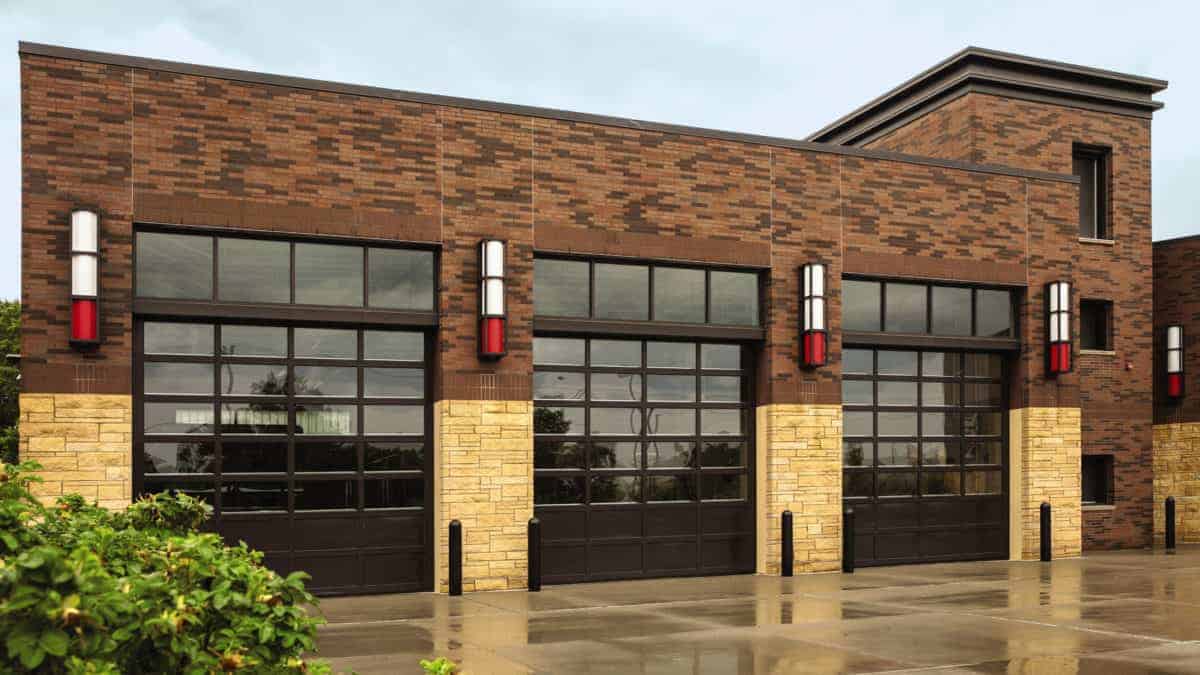 Glass Commercial Garage Doors